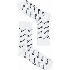 Socks White-black t-logo