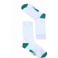 Socks White-turquoise