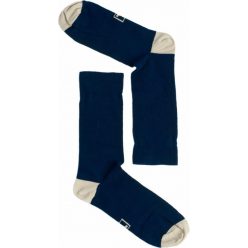 Socks Navy-bezs