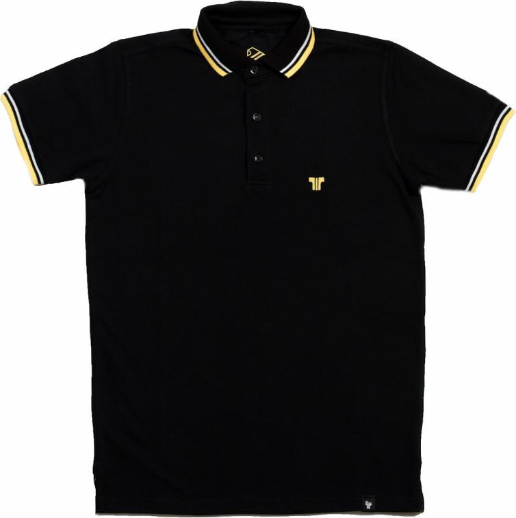 Tennis shirts Black-white-yellow