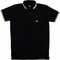 Tennis shirts Black-white-yellow