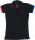 Tennis shirts Women tennis shirt black-red-blue - S